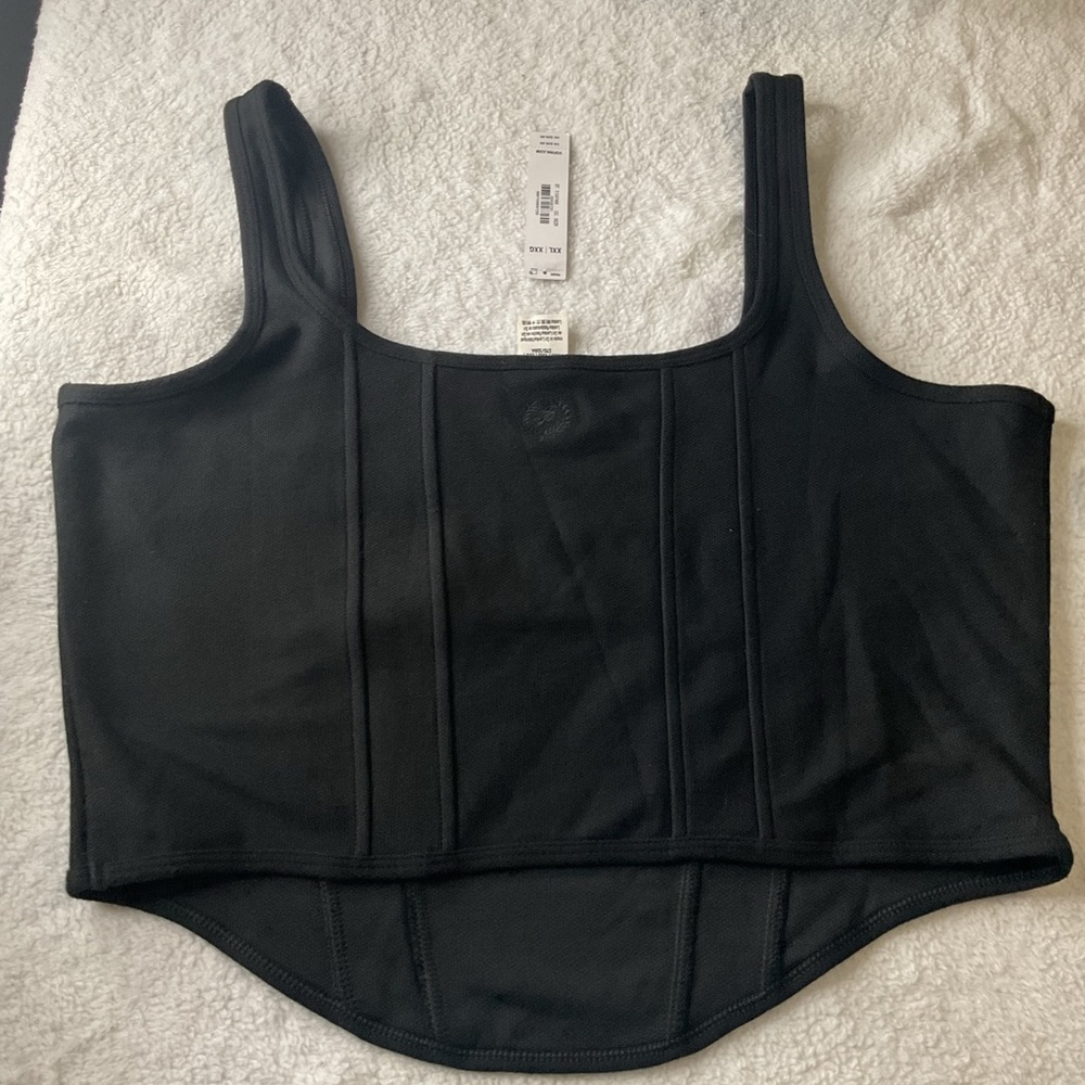 PINK Victoria's vintage Secret Black Crop Top